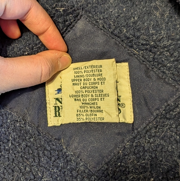 ✨ Vintage - Dark blue quilted jacket - Picture 4 of 8